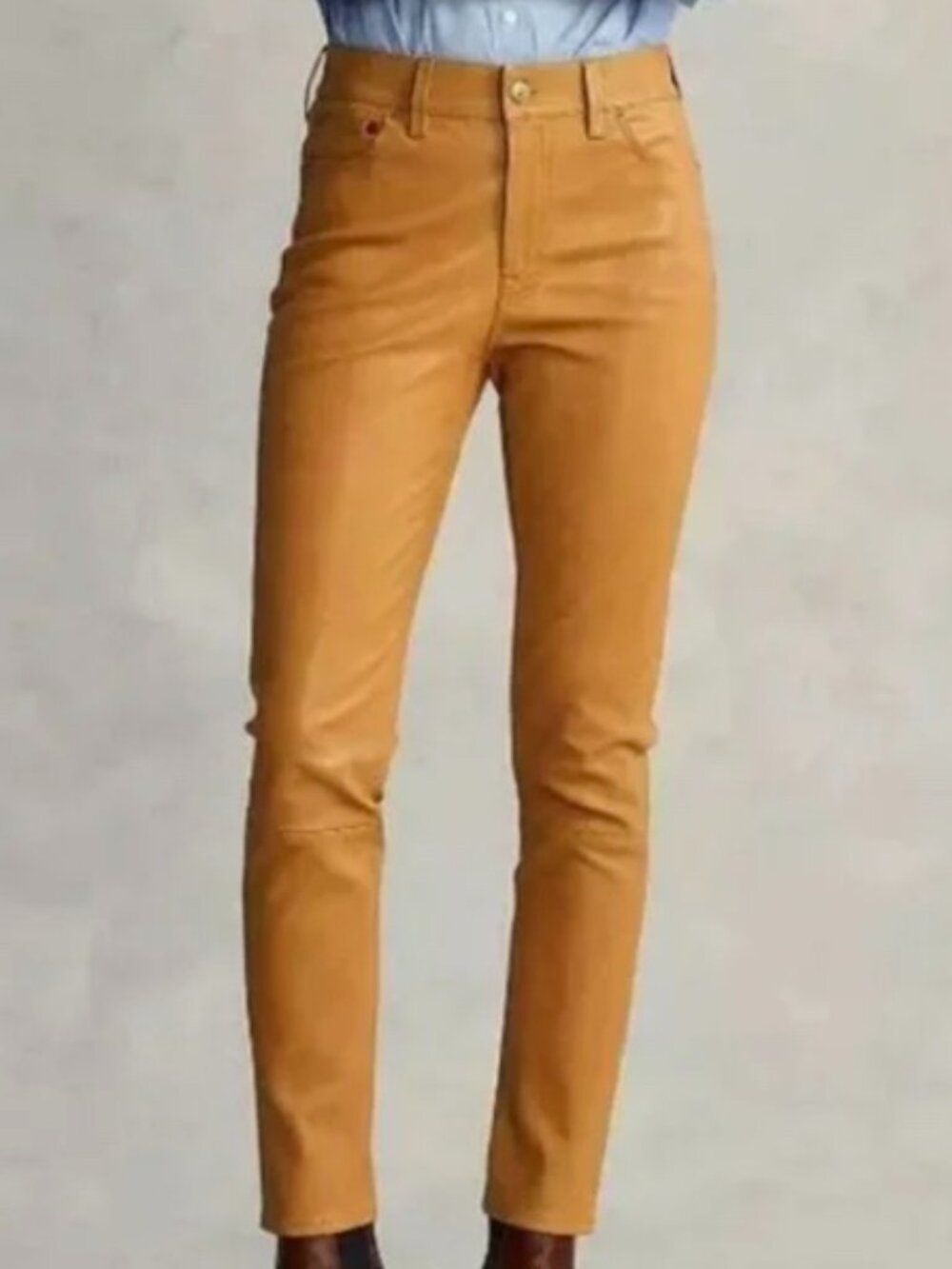Polo Ralph Lauren Lambskin Leather Pants